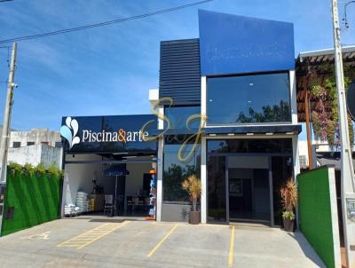 Sal�o Comercial para Loca��o, em Paul�nia, bairro Parque da Figueira, 3 banheiros, 4 vagas